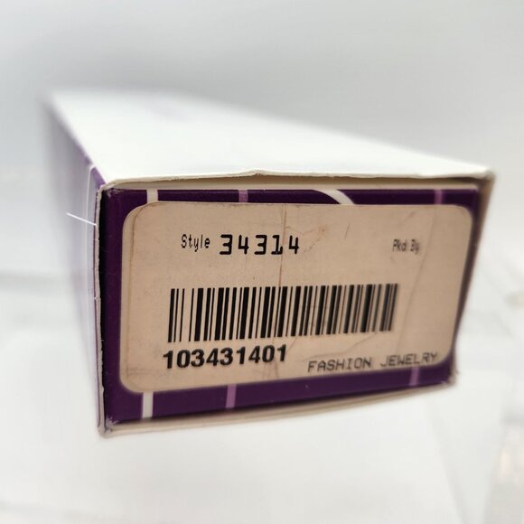 Lia Sophia Spotlight Crystal Pave Coin Gold Tone Pendant Blue Cord Necklace NIB - Picture 7 of 7